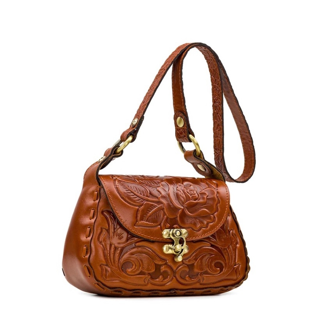 Patricia Nash Micaela Baguette | Equestrian Chic Academia Cottagecore Romantic - Picture 7 of 16